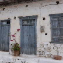 Old doors and shutters