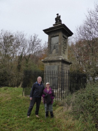 Q and Jane gushing monument