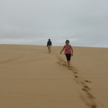 Megan on big dune